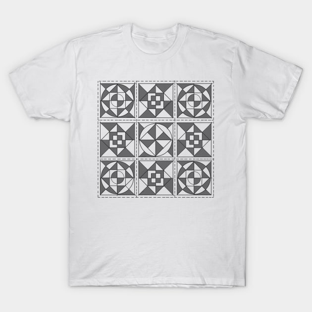 Random Pattern T-Shirt by Aine Creative Designs